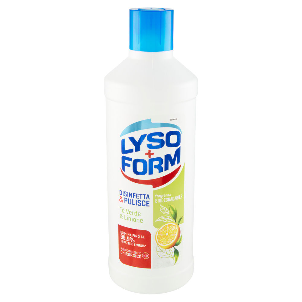 DISINFETTANTE PAVIMENTI LYSOFORM TE VERDE E LIMONE  ML 1100 - 4