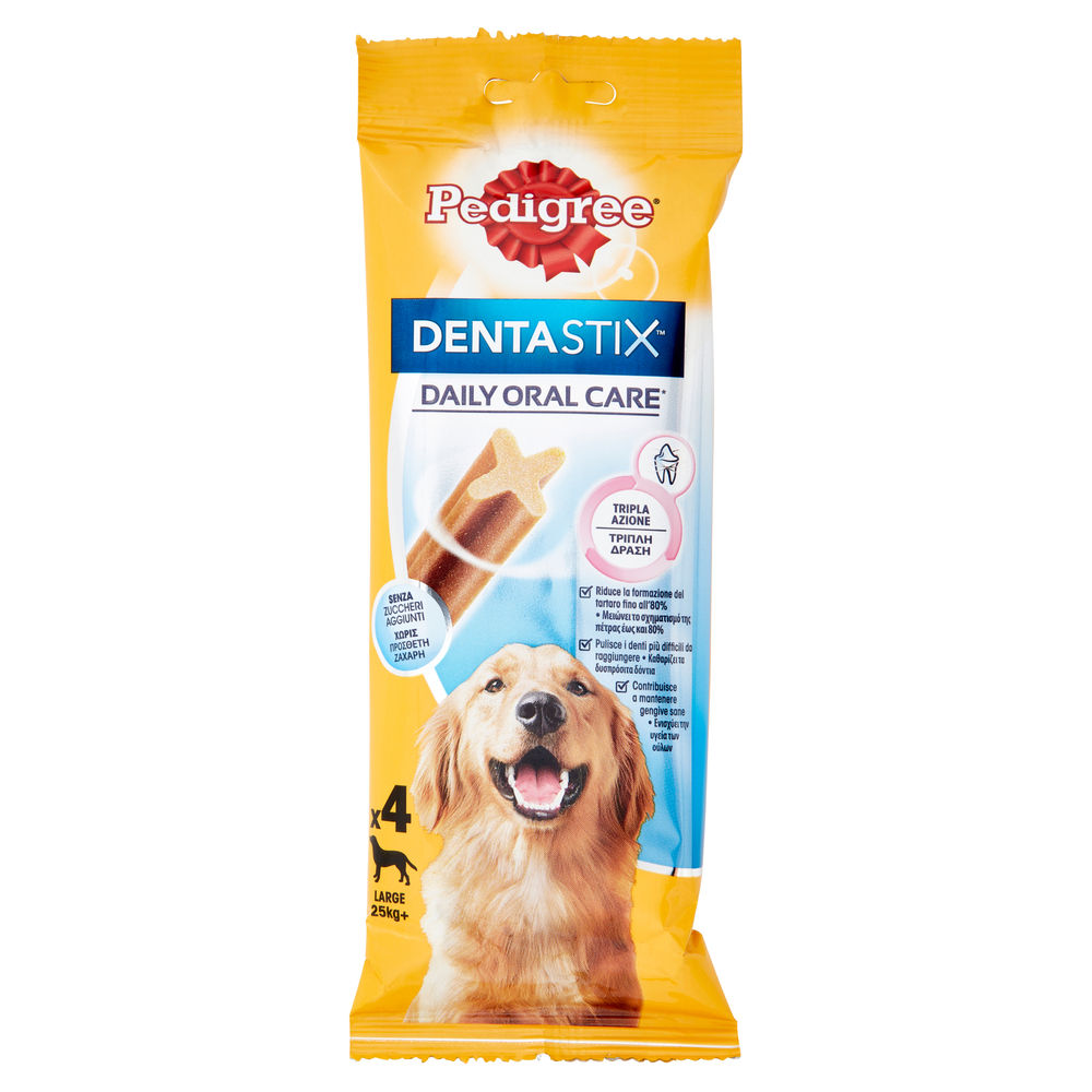 SNACK CANE PEDIGREE DENTASTIX DAILY ORAL CARE LARGE PZ 4 G 154 - 0