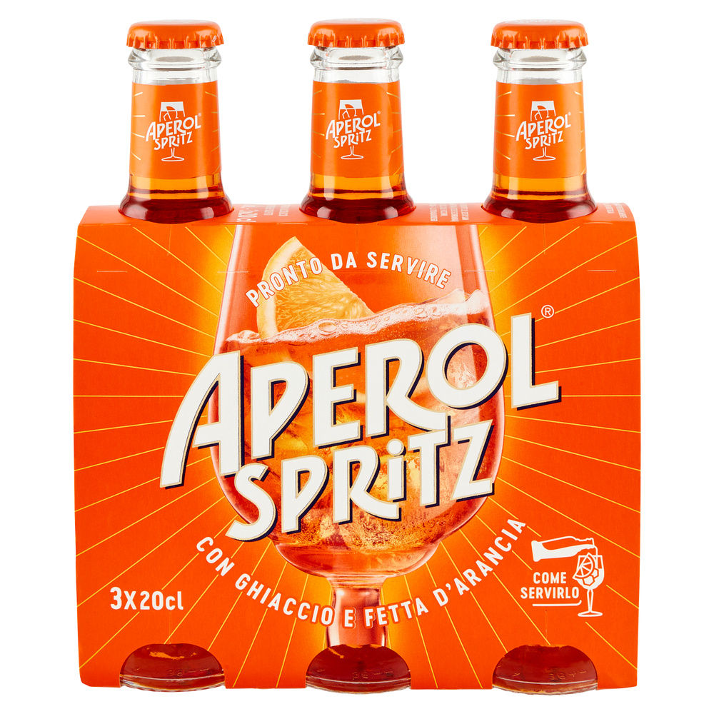 APEROL SPRITZ CLUSTER ML 200 X 3 - 2