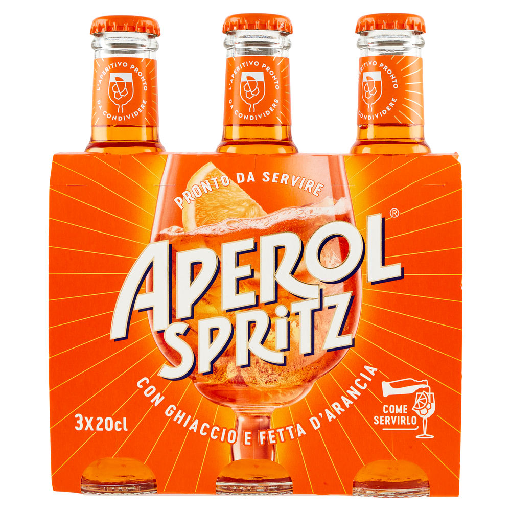 APEROL SPRITZ CLUSTER ML 200 X 3 - 1