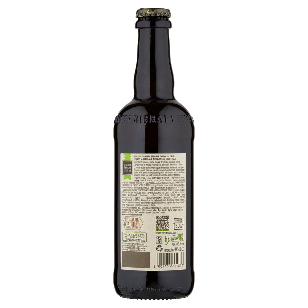 BIRRA SPECIALE ITALIAN PALE ALE - IPA MASTRI BIRRAI UMBRI ML500 - 1