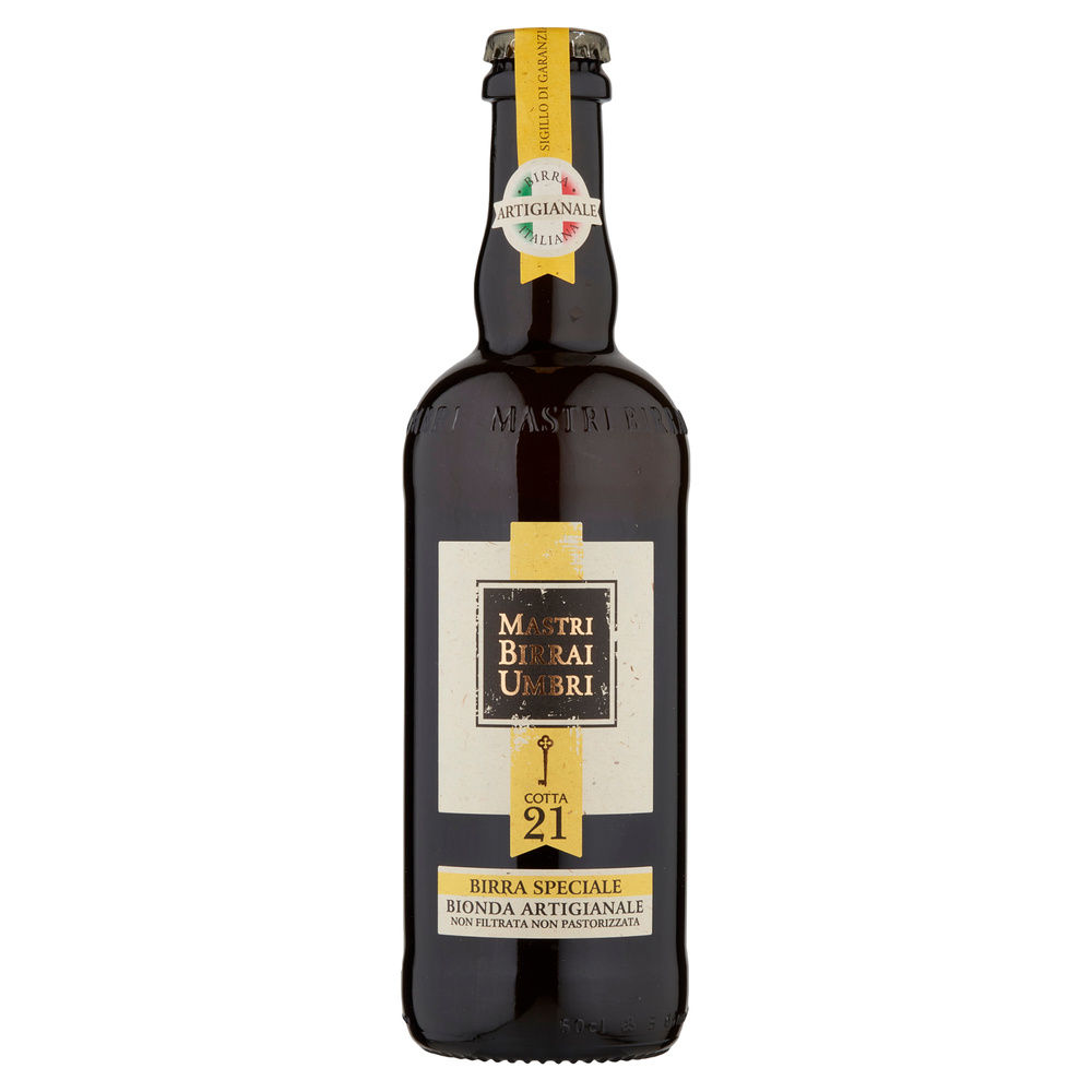 BIRRA SPECIALE BIONDA ARTIGIANALE - COTTA 21 MASTRI BIRRAI UMBRI ML500 - 5