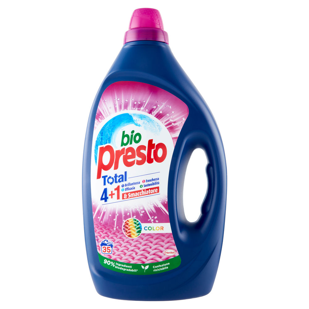 DETERSIVO LAVATRICE LIQUIDO BIO PRESTO COLOR 35 LAV L 1.575 - 0
