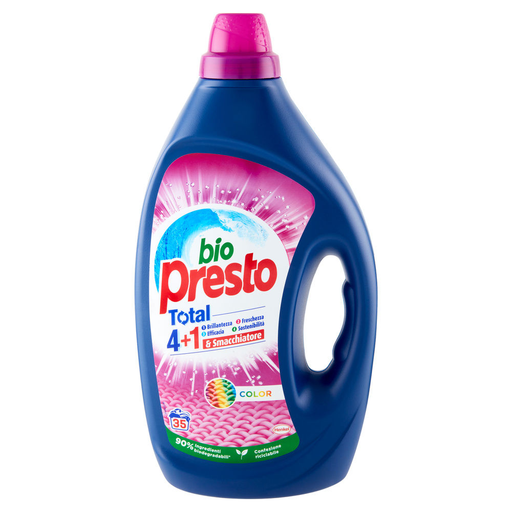 DETERSIVO LAVATRICE LIQUIDO BIO PRESTO COLOR 35 LAV L 1.575 - 6
