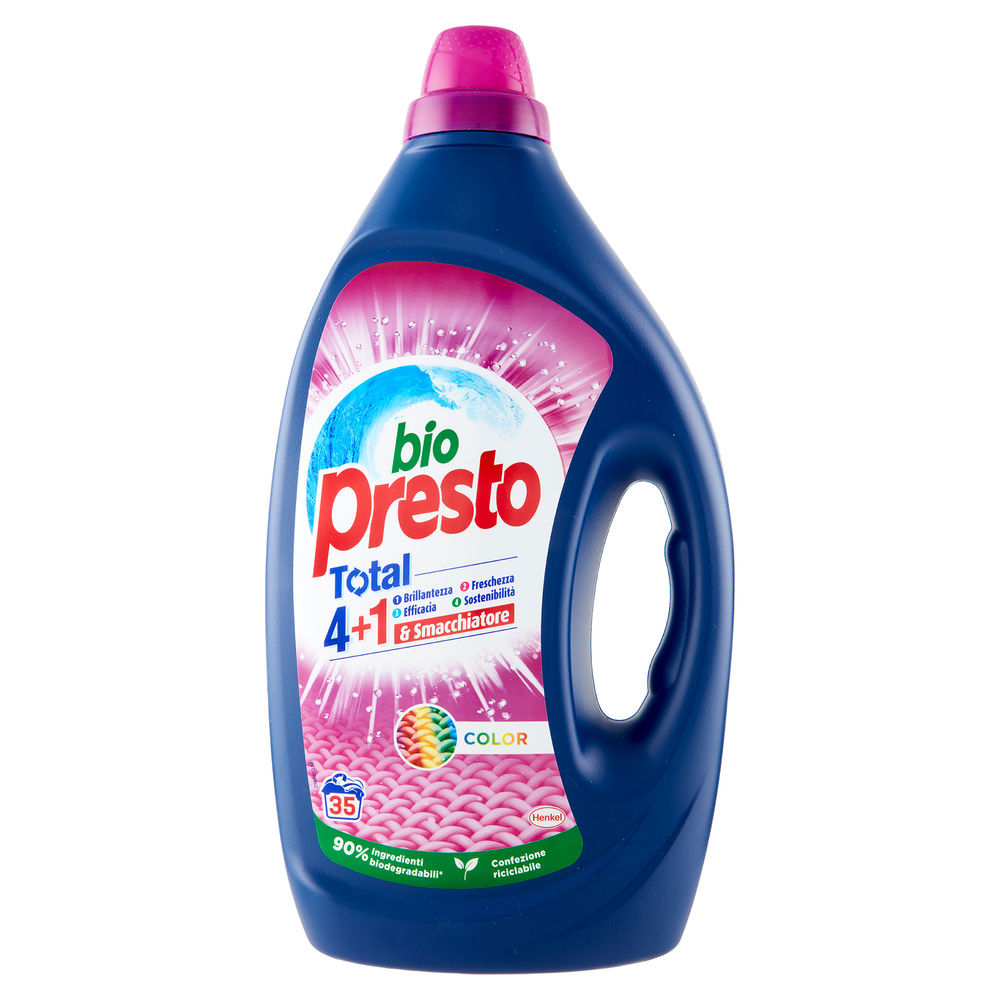 DETERSIVO LAVATRICE LIQUIDO BIO PRESTO COLOR 35 LAV L 1.575 - 3