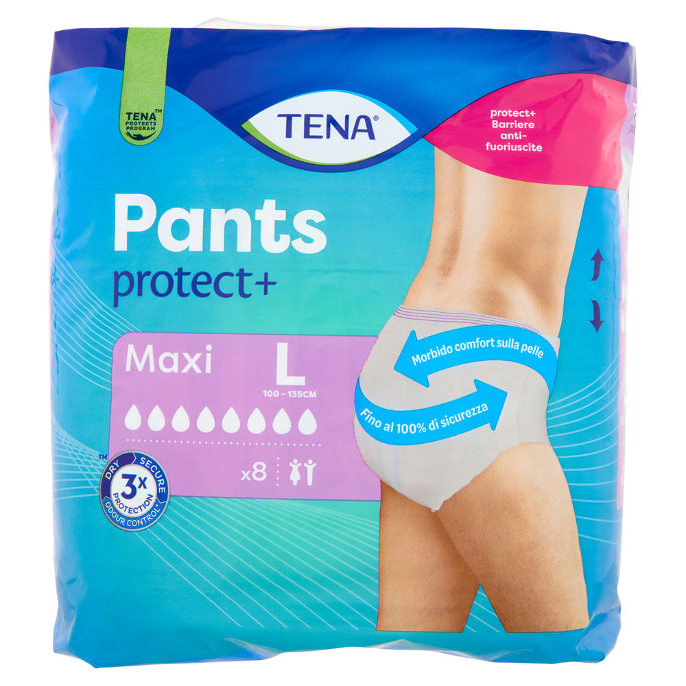 Assorbenti per incontinenza tena pants maxi tg.l pz.8