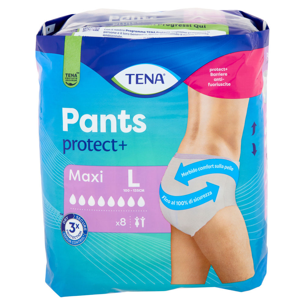 ASSORBENTI PER INCONTINENZA TENA PANTS MAXI TG.L PZ.8 - 2