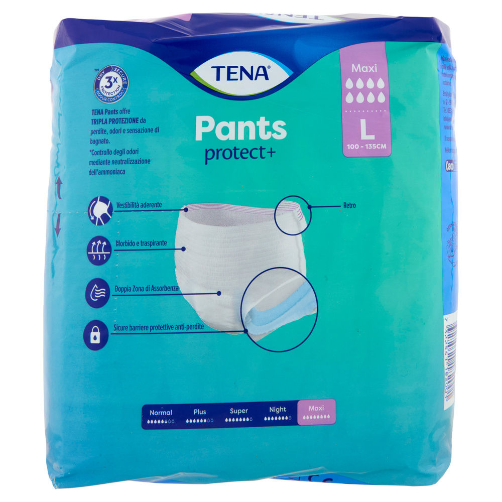 ASSORBENTI PER INCONTINENZA TENA PANTS MAXI TG.L PZ.8 - 1