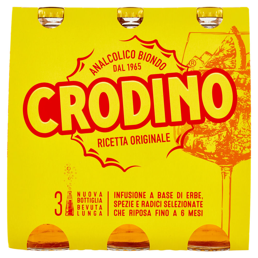 Aperitivo analcolico crodino cluster ml 175 x 3