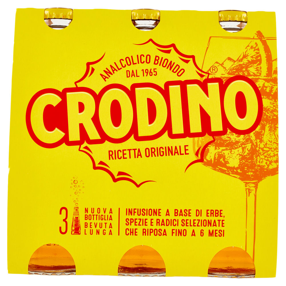 APERITIVO ANALCOLICO CRODINO CLUSTER ML 175 X 3 - 1