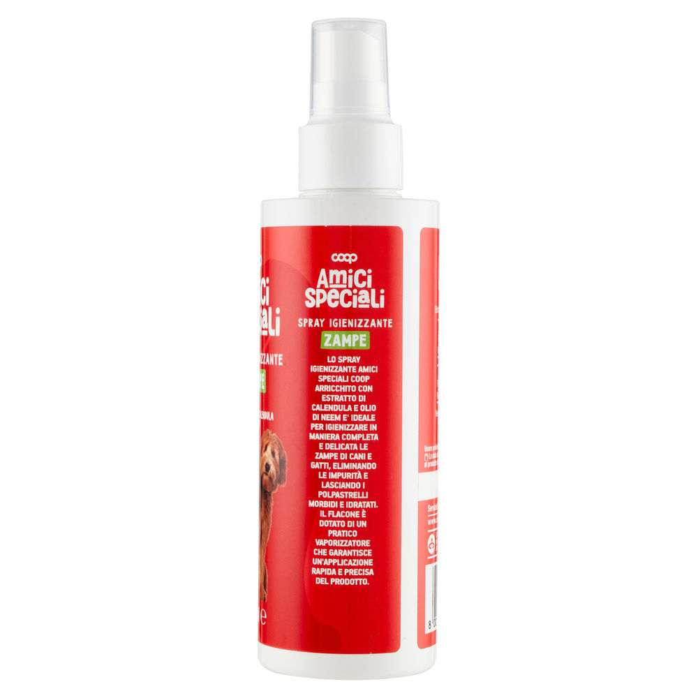 SPRAY IGIENIZZANTE PER ZAMPE CANI/GATTI AMICI SPECIALI COOP ML200 - 3
