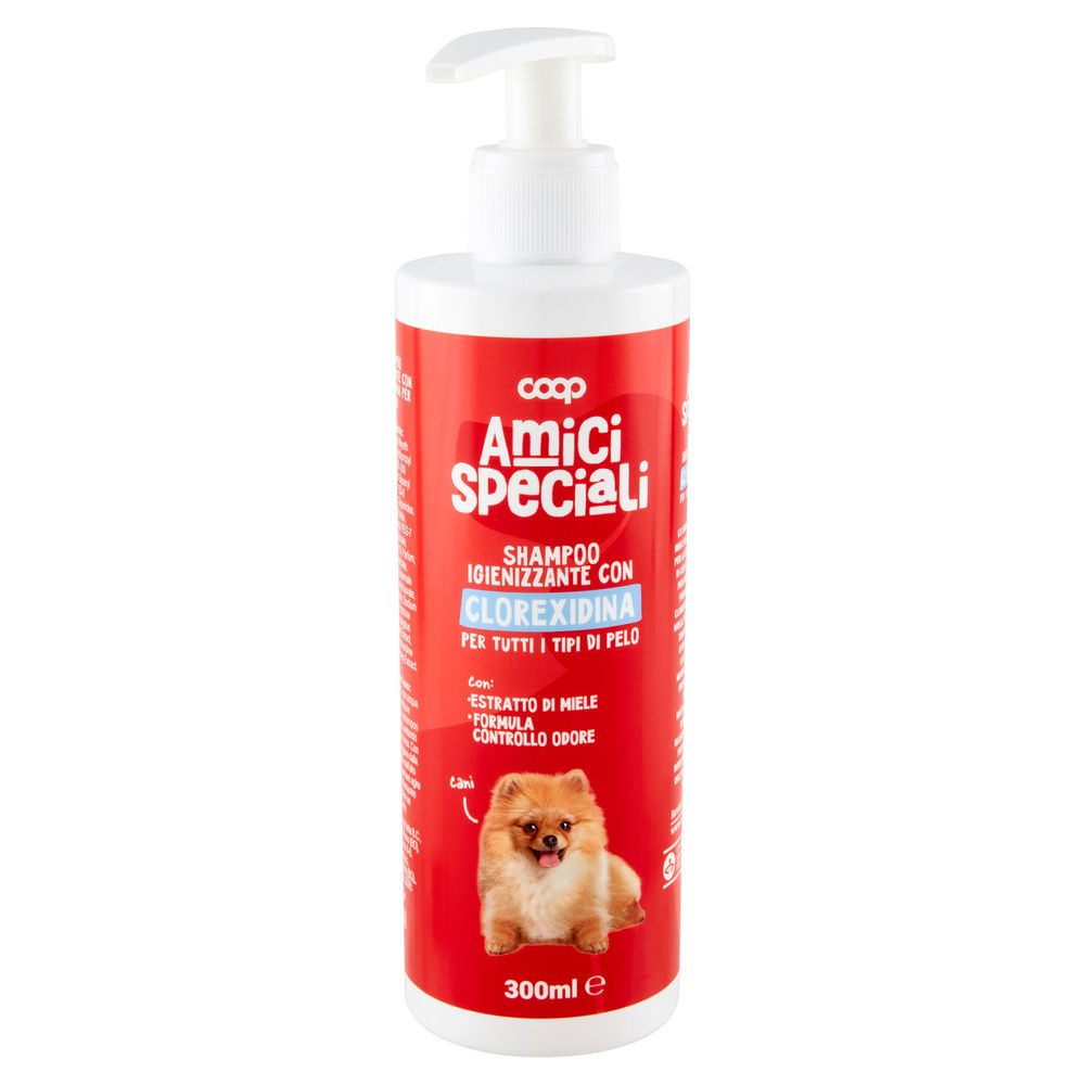 SHAMPOO IGIENIZZANTE CON ANTIBATTERICO AMICI SPECIALI COOP ML300 - 2