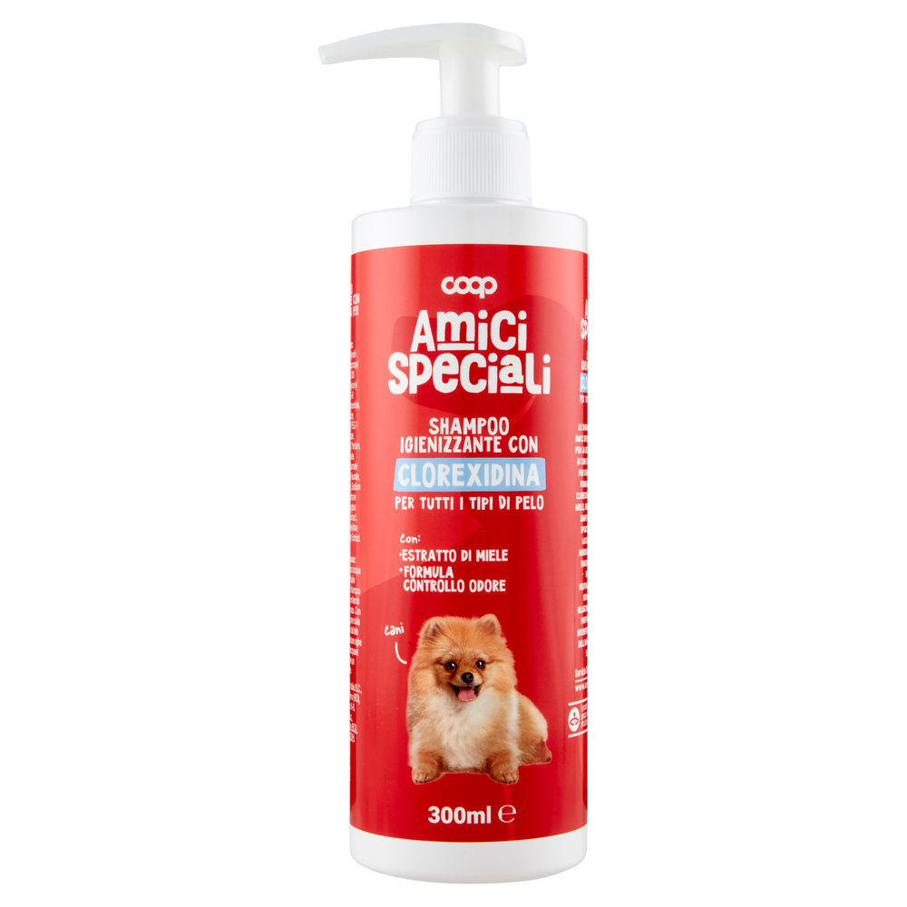 SHAMPOO IGIENIZZANTE CON ANTIBATTERICO AMICI SPECIALI COOP ML300 - 3