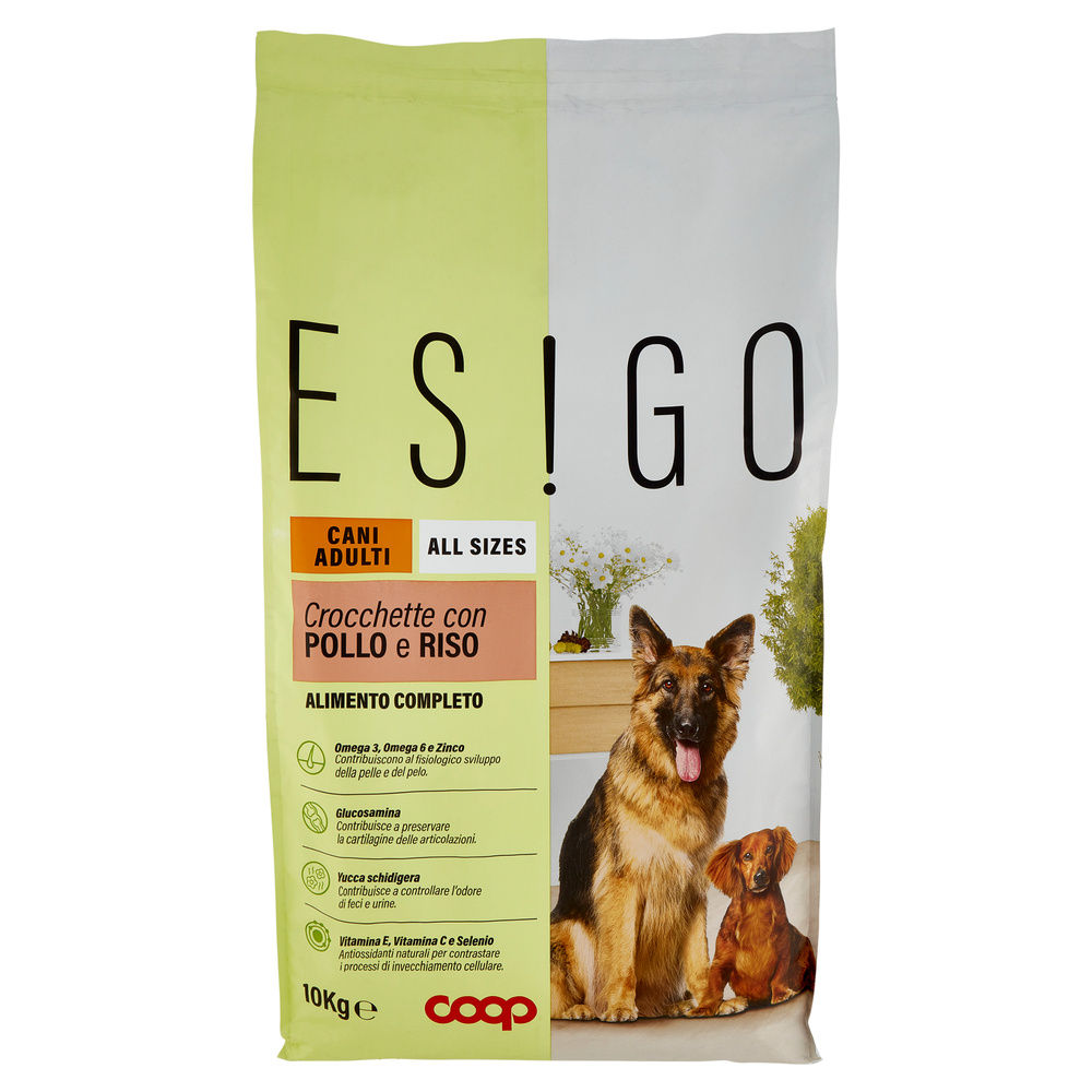 SECCO CANE CROCC.CANI ADULTI ALL SIZES ESIGO PREMIUM COOP KG10 - 2