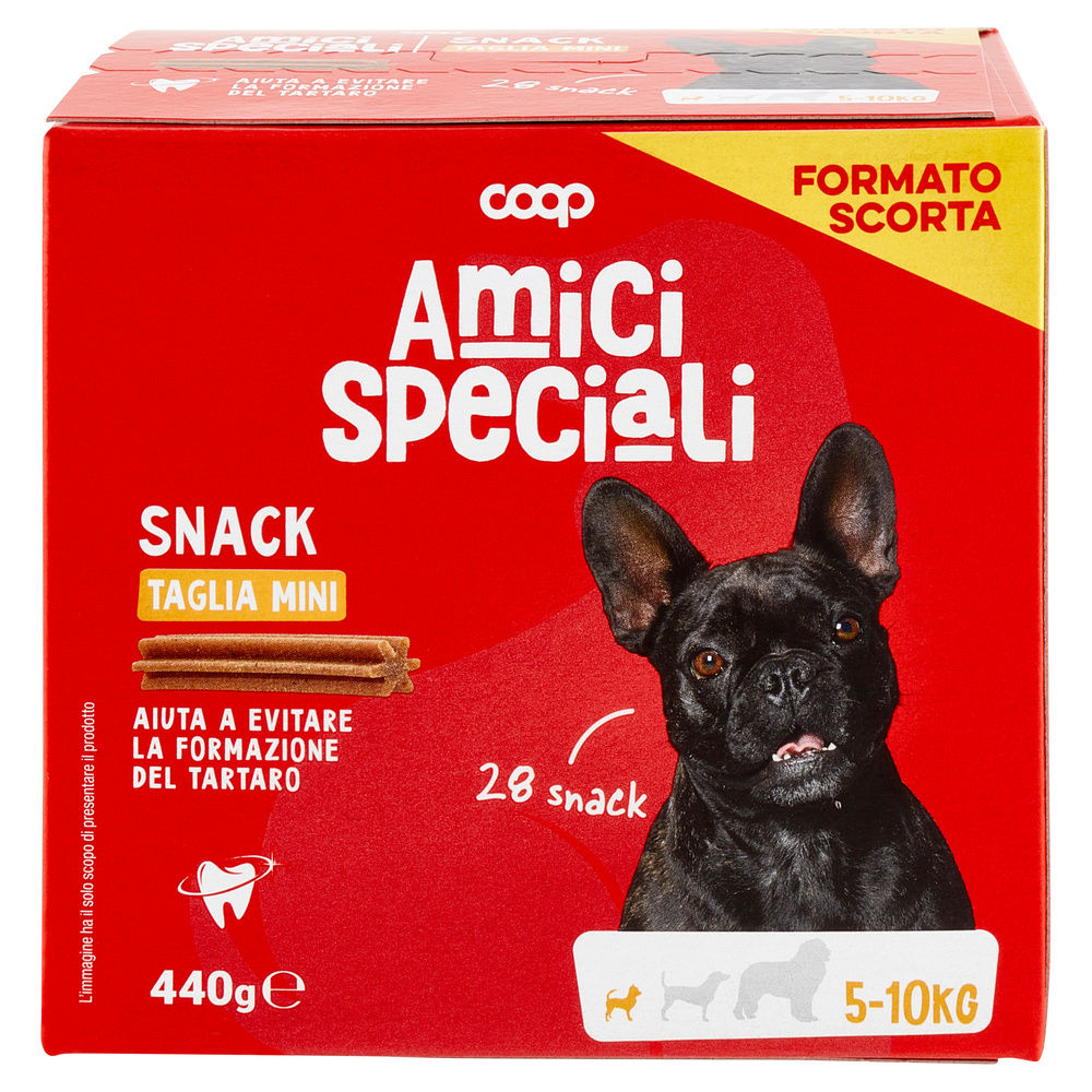 MULTIPACK AMICI SPECIALI SNACK DENTAL TG.MINI COOP G440 - 3