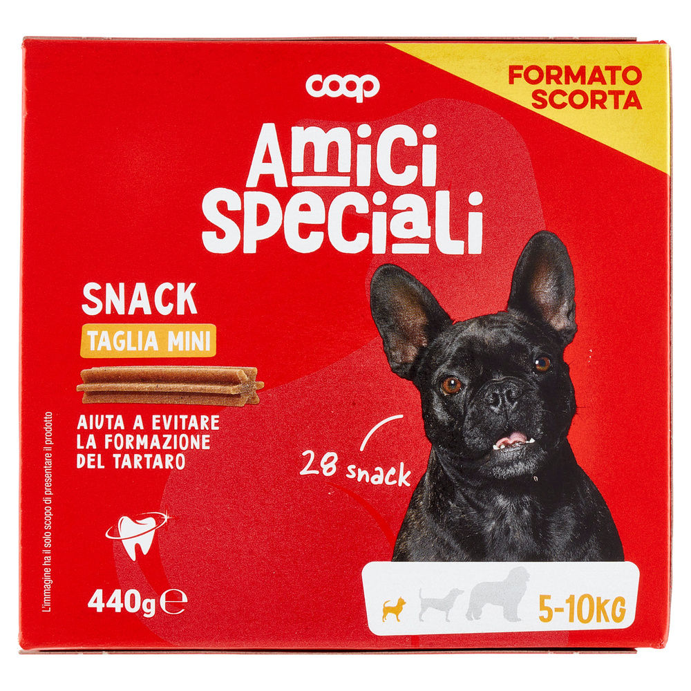 MULTIPACK AMICI SPECIALI SNACK DENTAL TG.MINI COOP G440 - 8