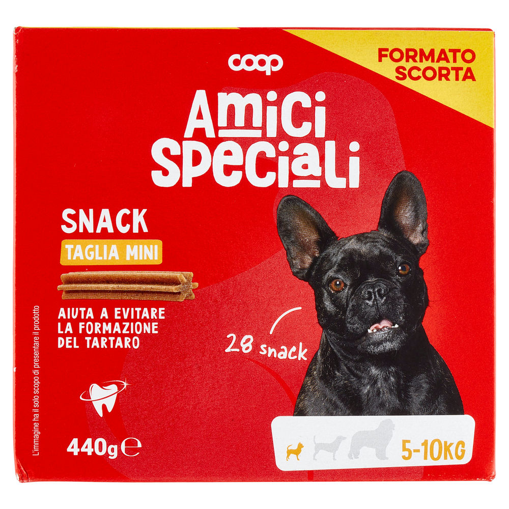 MULTIPACK AMICI SPECIALI SNACK DENTAL TG.MINI COOP G440 - 1