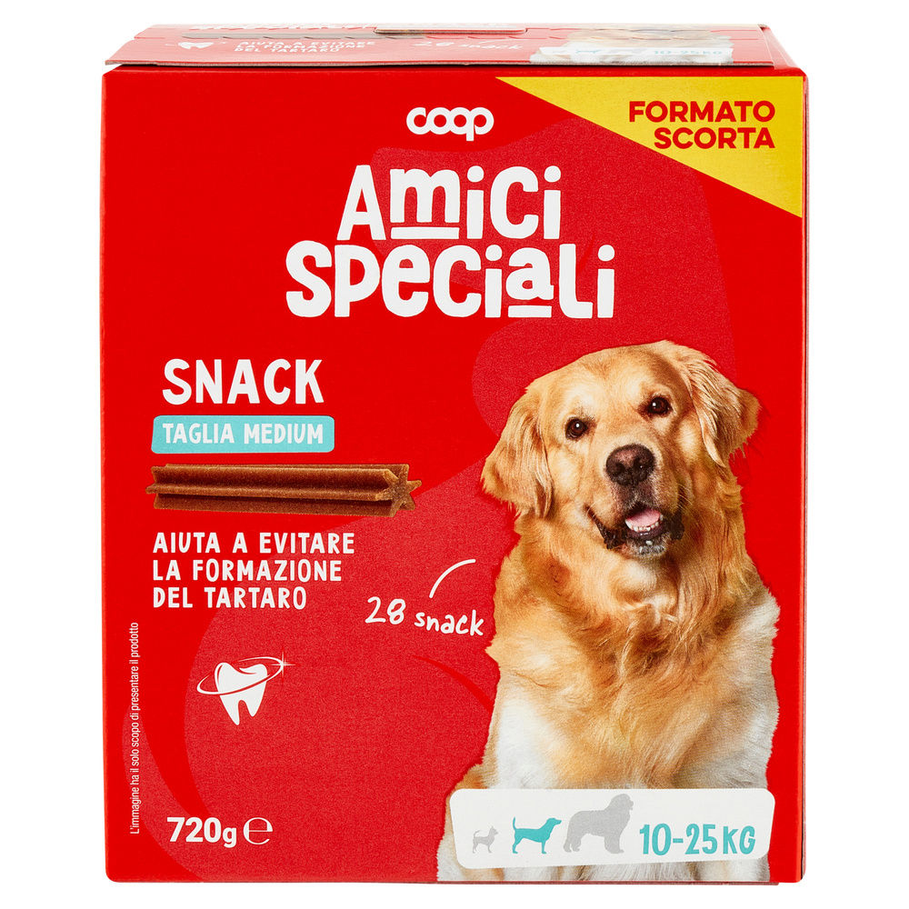 MULTIPACK AMICI SPEC. SNACK DENTAL TG.MEDIUM COOP G720 - 3