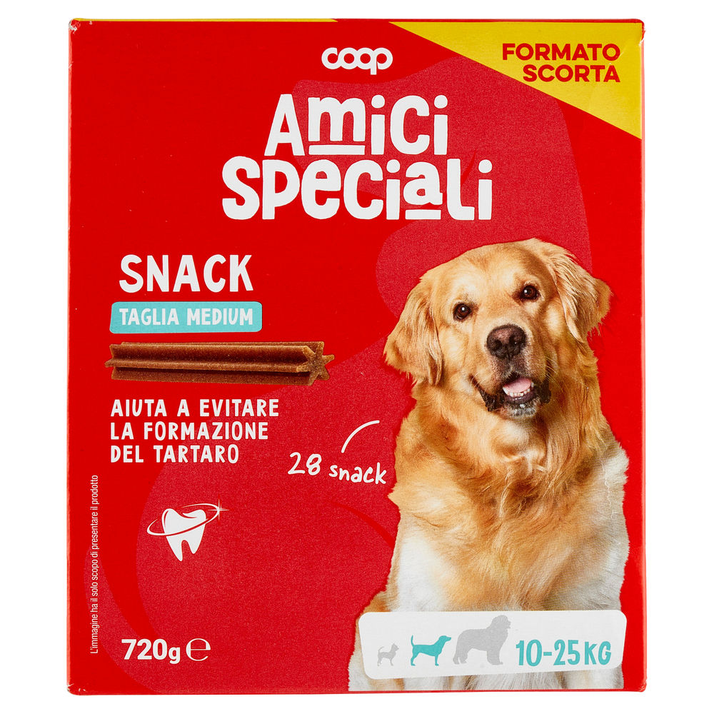 MULTIPACK AMICI SPEC. SNACK DENTAL TG.MEDIUM COOP G720 - 1