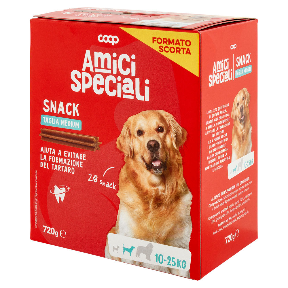 MULTIPACK AMICI SPEC. SNACK DENTAL TG.MEDIUM COOP G720 - 5