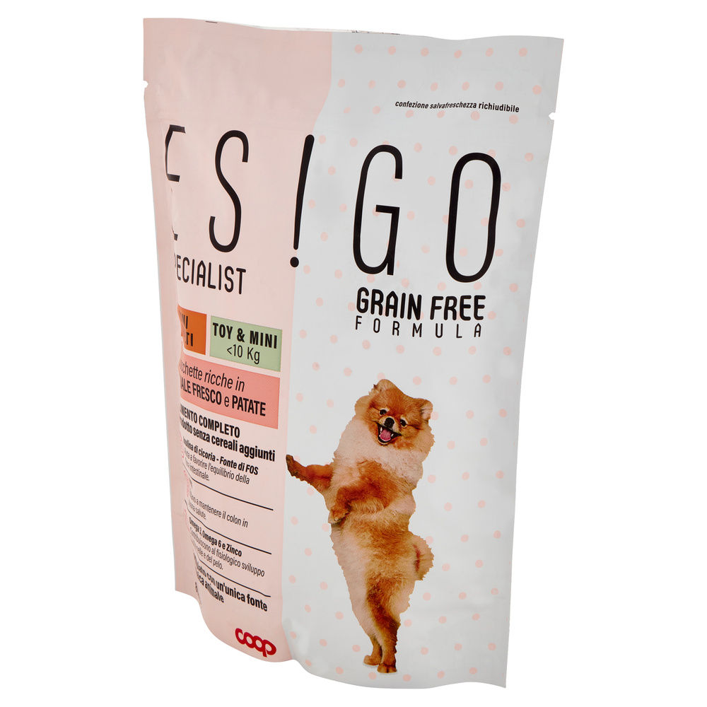 SECCO CANE CROCC.CANI ADULTI GRAINFREE MAIALE TG.TOY/MINI ESIGO SPEC COOP G800 - 6