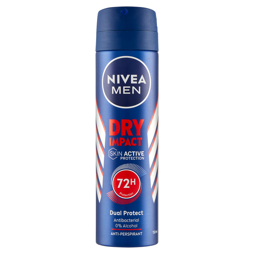DEODORANTE SPRAY DRY IMPACT NIVEA FOR MEN ML 150 - 0