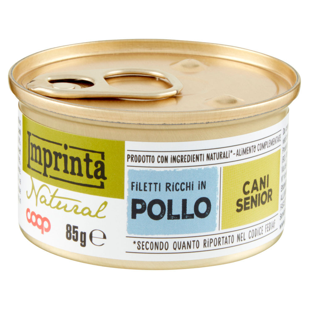 UMIDO CANE FILETTI NATURALI PER CANI SENIOR POLLO IMPRINTA COOP G 85 - 5