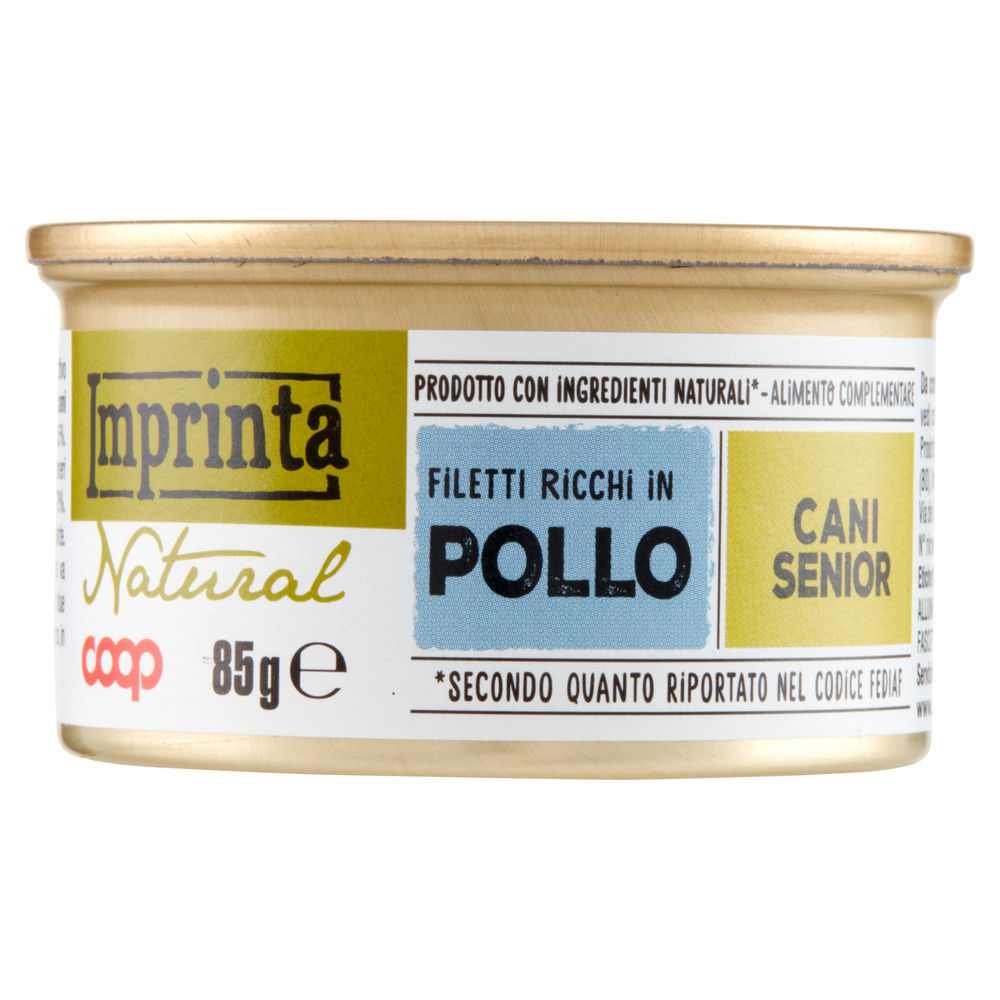 UMIDO CANE FILETTI NATURALI PER CANI SENIOR POLLO IMPRINTA COOP G 85 - 6