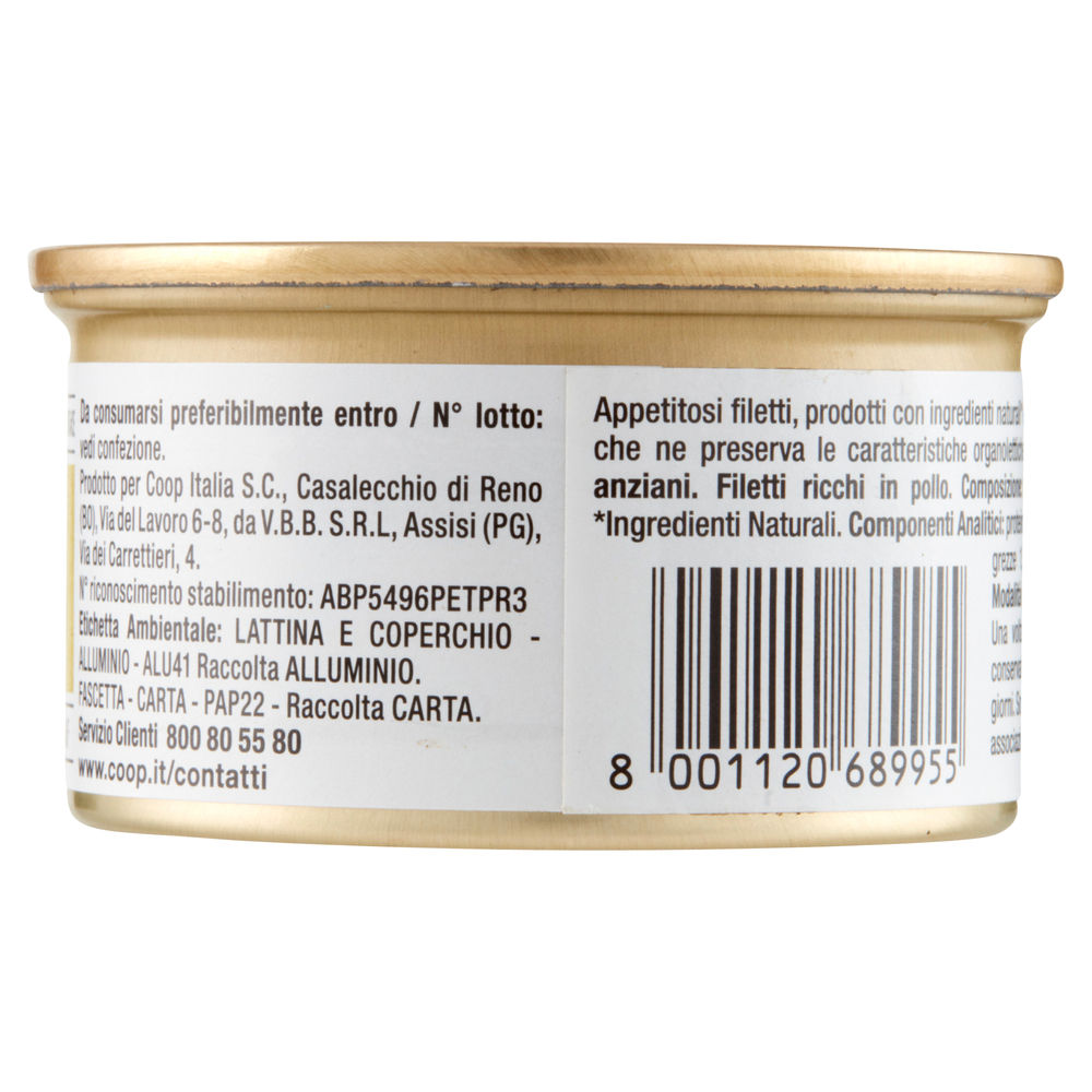 UMIDO CANE FILETTI NATURALI PER CANI SENIOR POLLO IMPRINTA COOP G 85 - 1