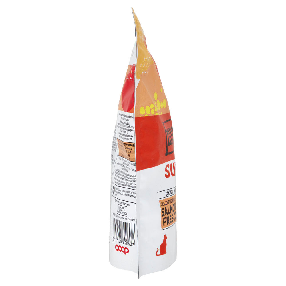 SECCO GATTO CROCCHETTE CON SALM/QUINOA/ZUCCA/MIRT.R.IMPRINTA SUPERFOOD COOP G400 - 2