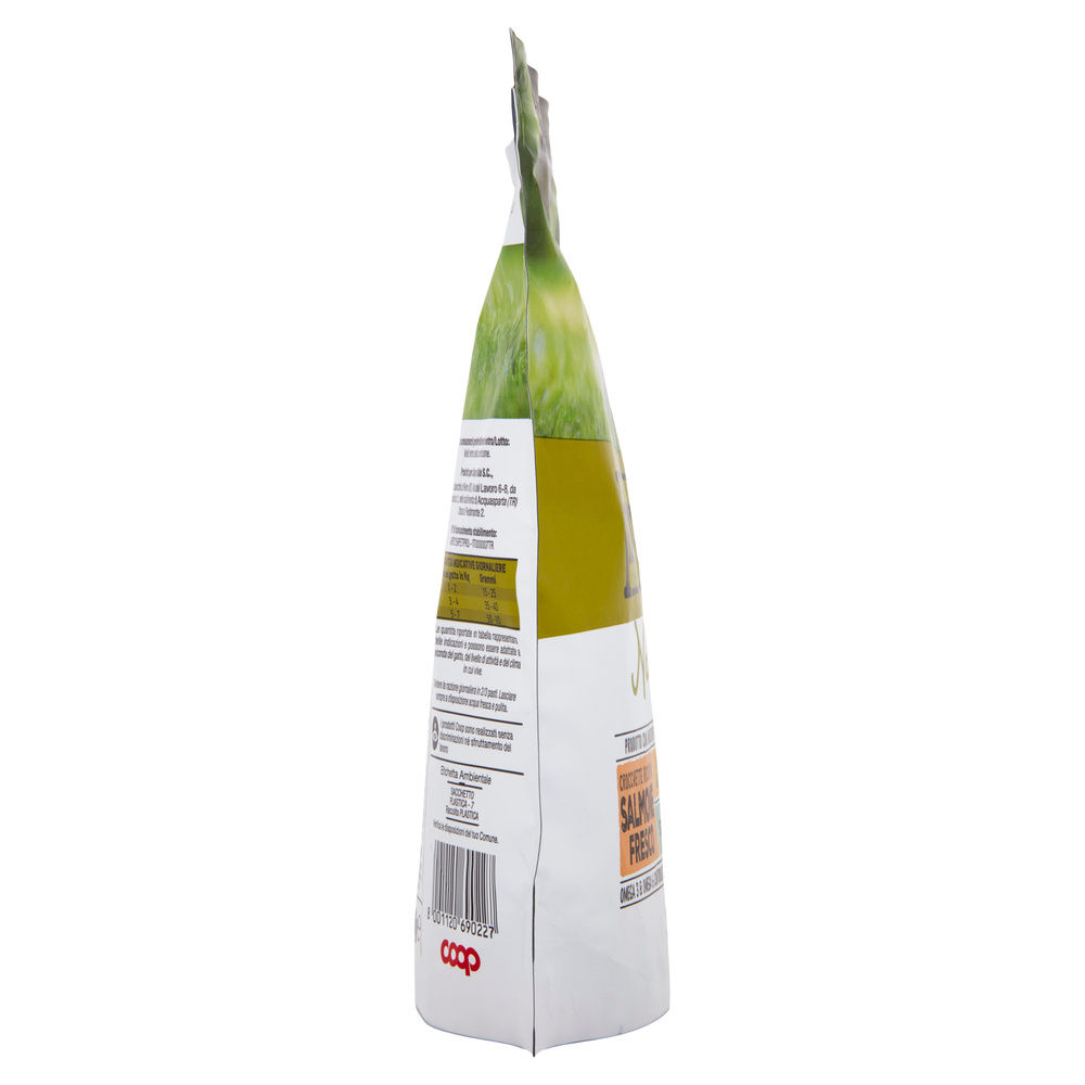 SECCO GATTO CROCCHETTE NATURALI GATTO STERILIZZATI SALMONE IMPRINTA COOP G400 - 6