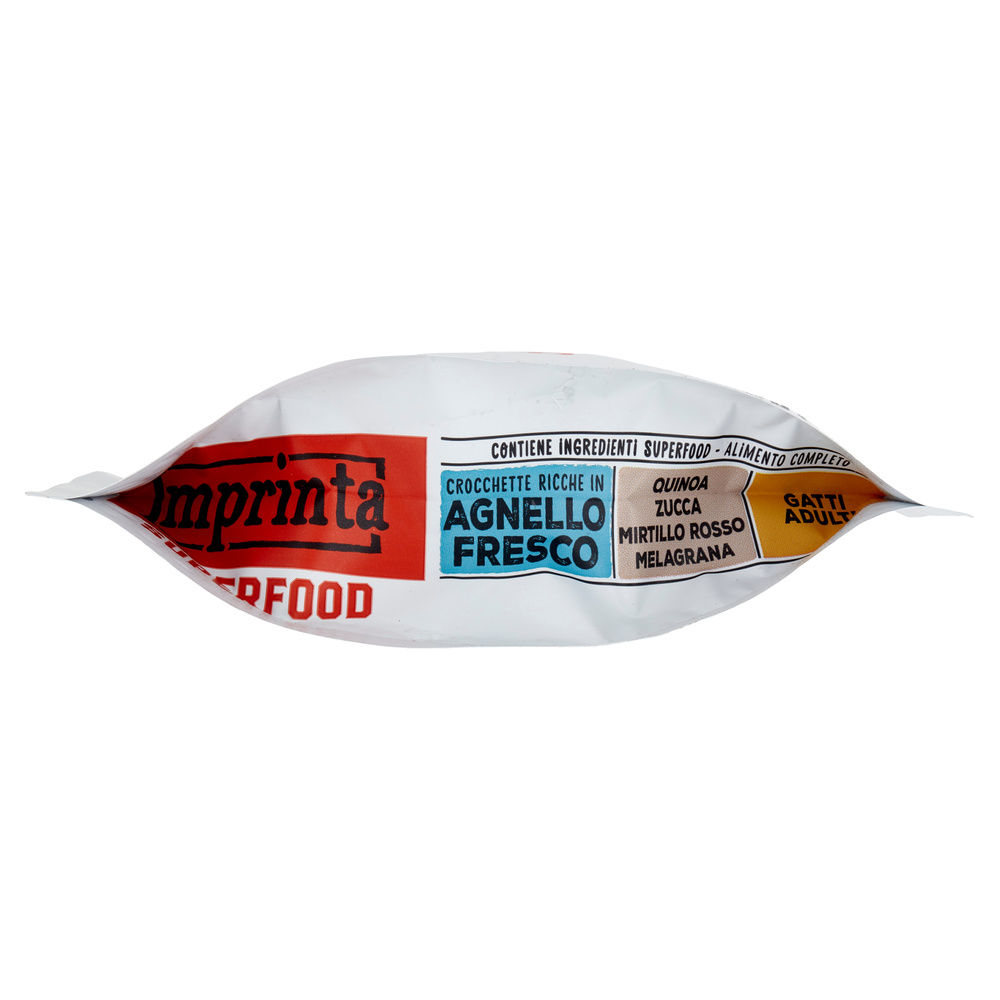 SECCO GATTO CROCCHETTE C/AGNEL/QUINOA/ZUCCA/MIRT.R IMPRINTA SUPERFOOD COOP G400 - 5