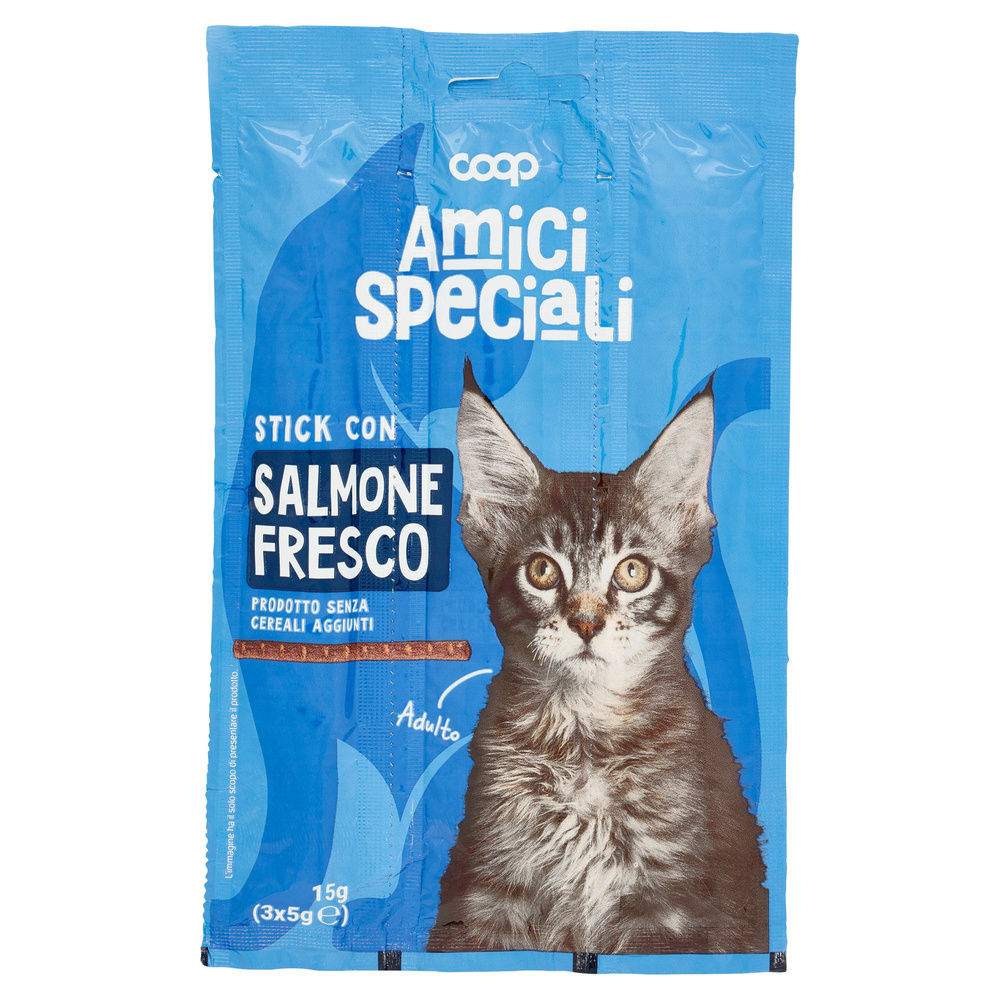 STICK PER GATTI AL SALMONE AMICI SPECIALI COOP G5X3 - 3