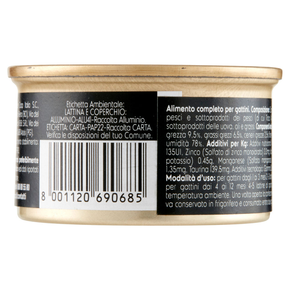 UMIDO GATTO MOUSSE PER GATTINI TROTA COOP PLAT DU JOUR G 85 - 1