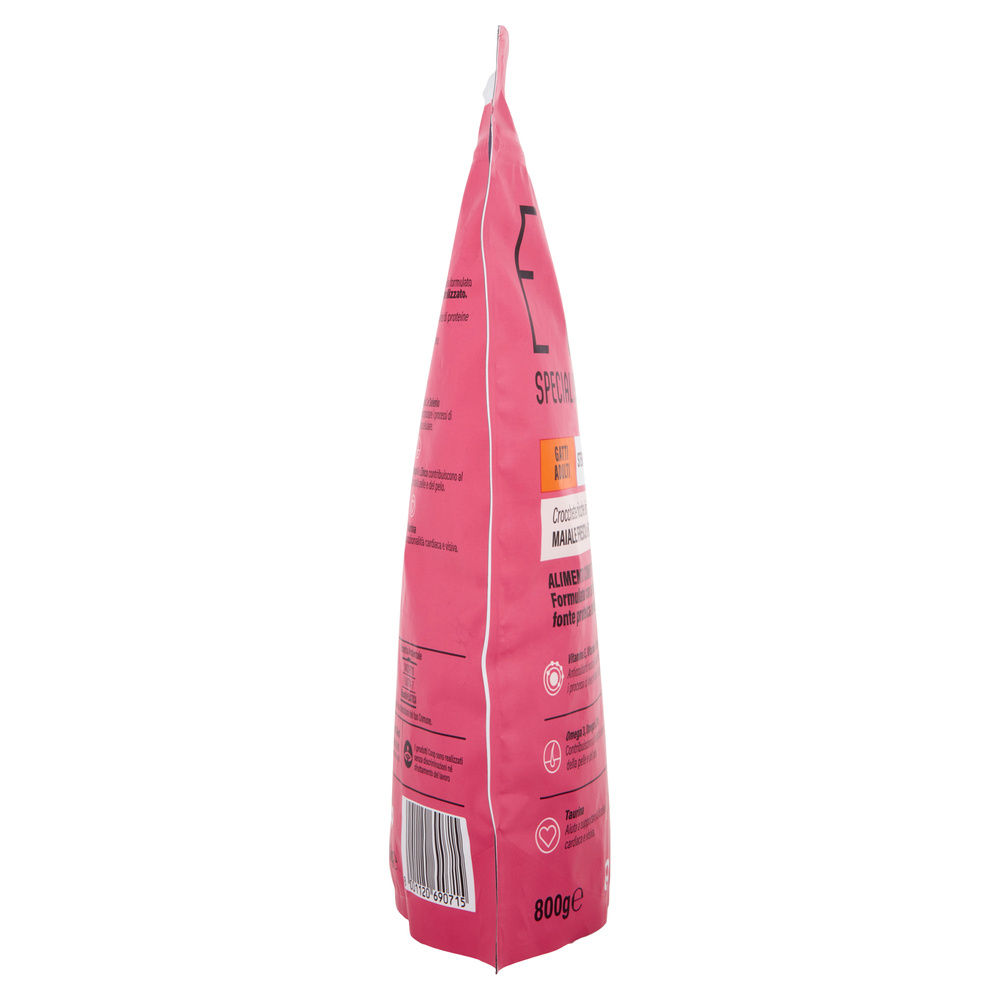 SECCO GATTO CROCCHETTE MONOPROT MAIALE PER GATTI STERILIZZ  ESIGO SP COOP G800 - 4