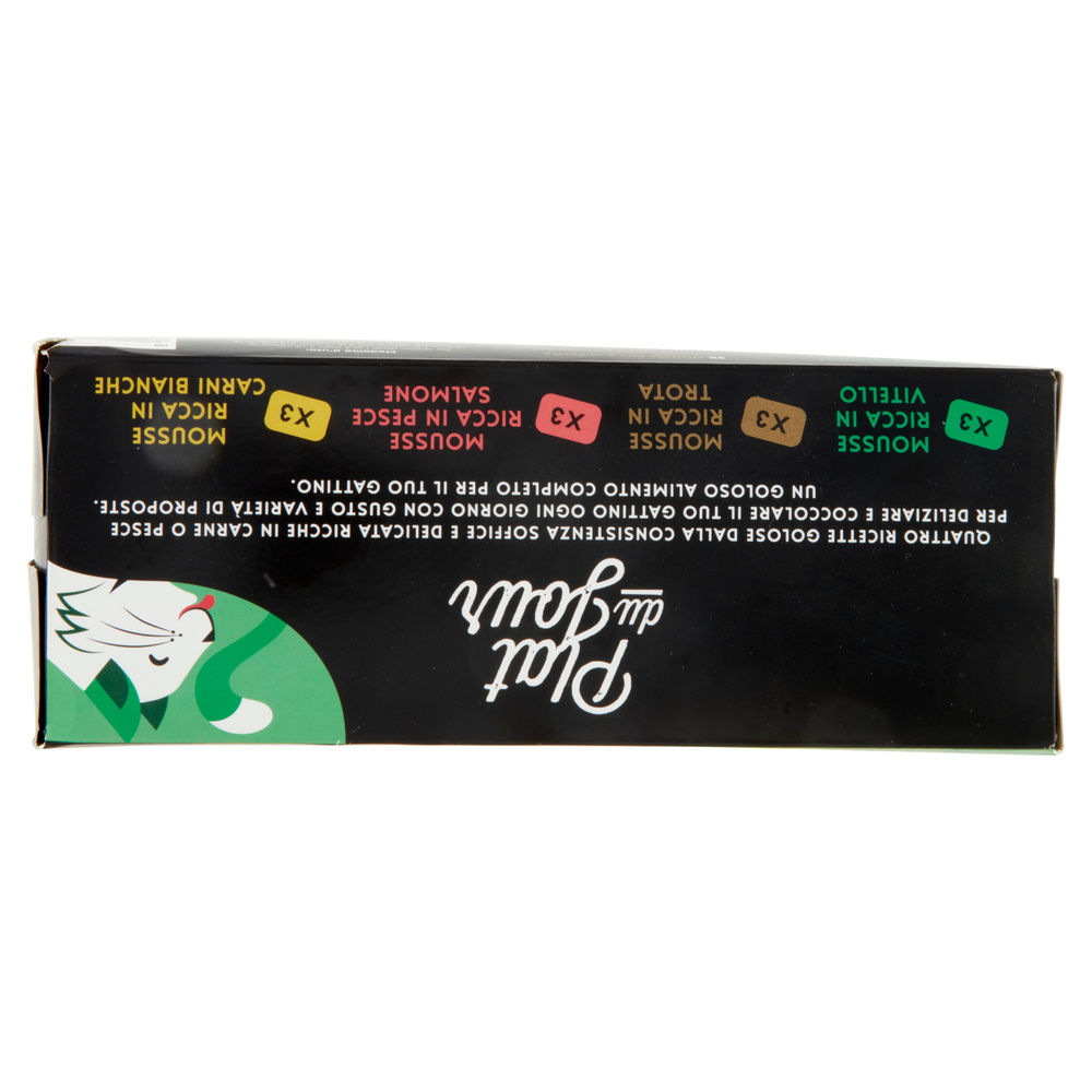 UMIDO GATTO MOUSSE GATTINO GUSTI ASS.TI PLAT DU JOUR(CB,VIT,SAL,TR)COOP G85X12 - 4