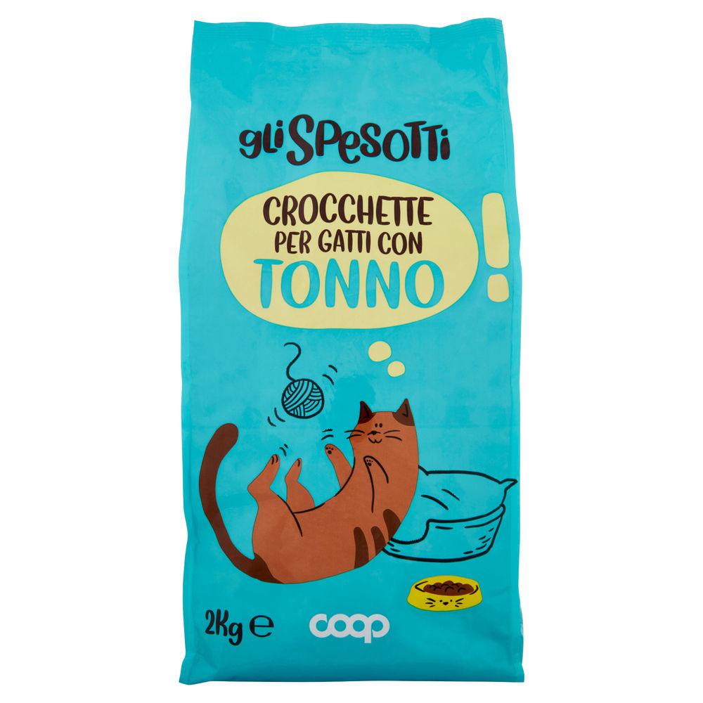 Secco gatto crocchette per gatti tonno gli spesotti coop kg 2