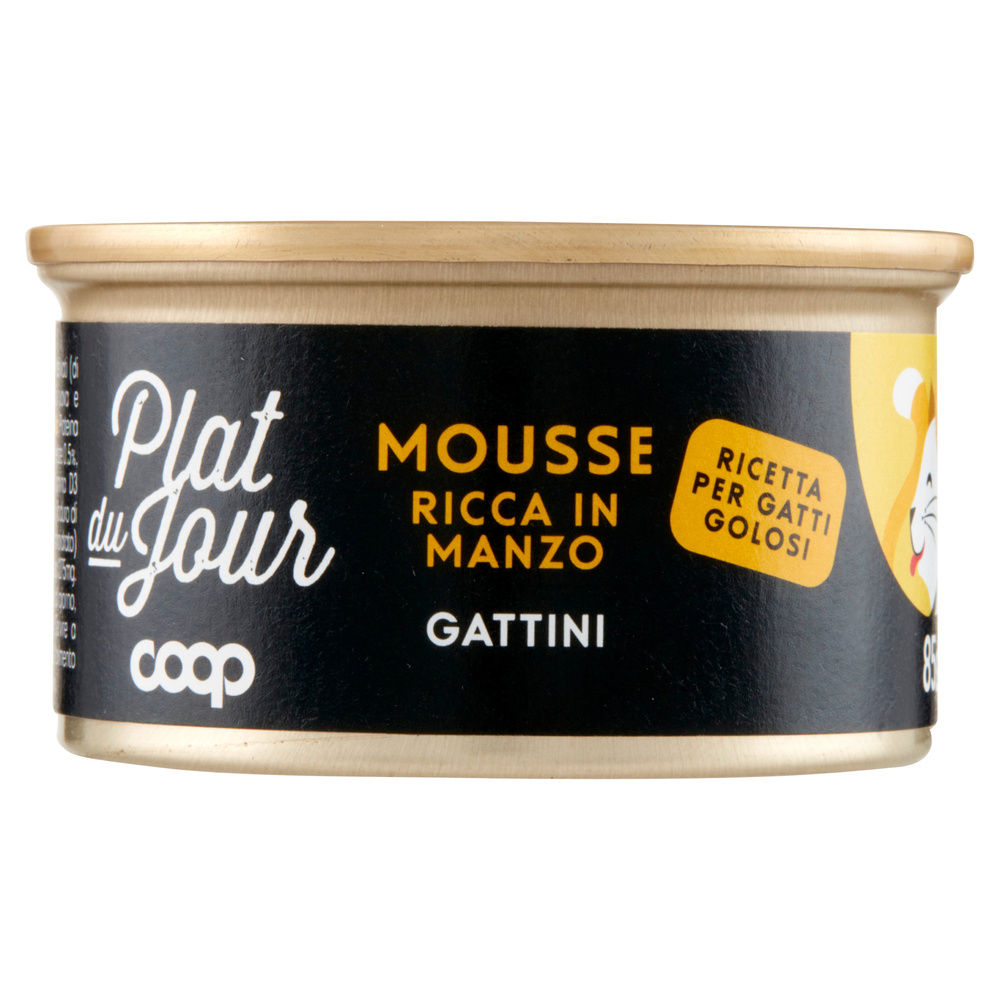 UMIDO GATTO MOUSSE PER GATTINI MANZO COOP PLAT DU JOUR G 85 - 6