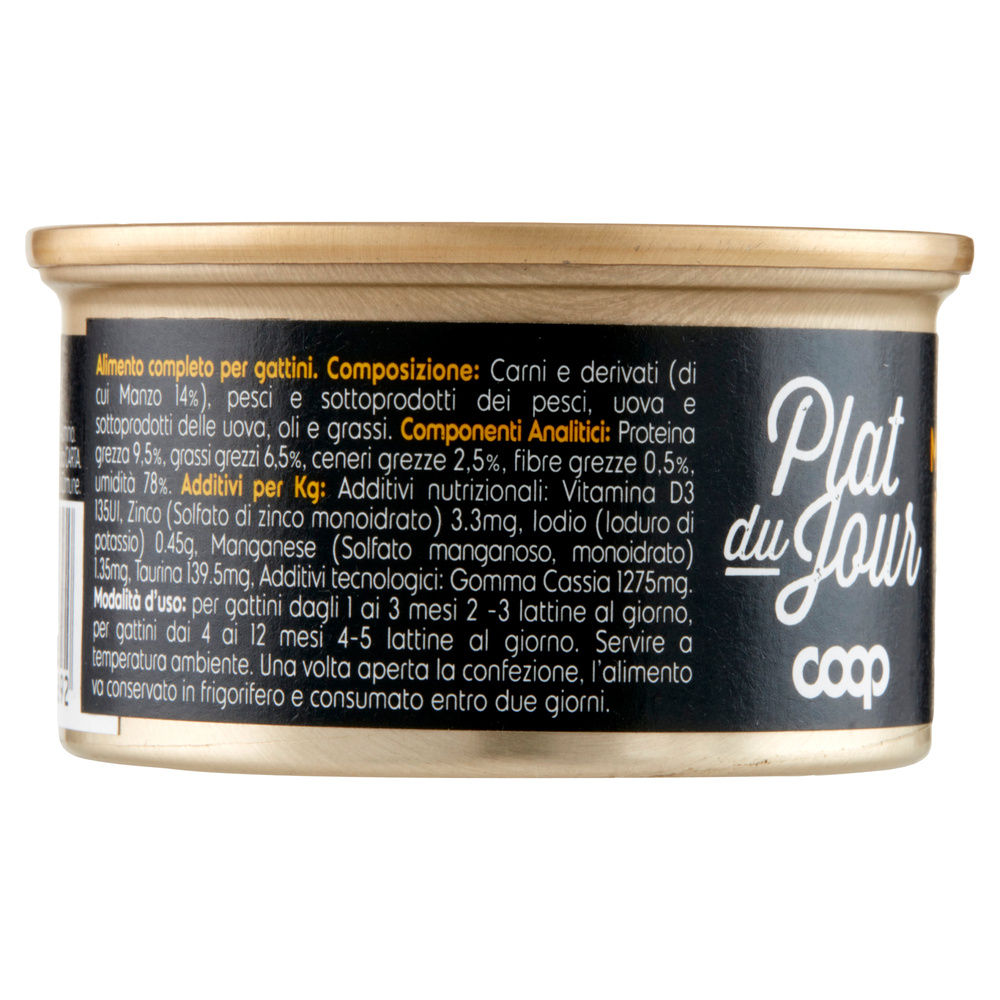 UMIDO GATTO MOUSSE PER GATTINI MANZO COOP PLAT DU JOUR G 85 - 7