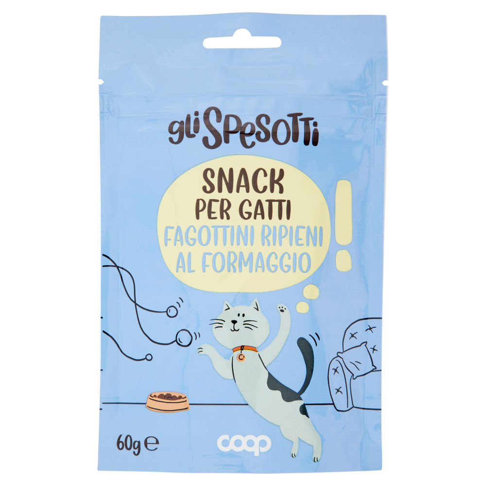 Snack per gatti formaggio gli spesotti coop g60