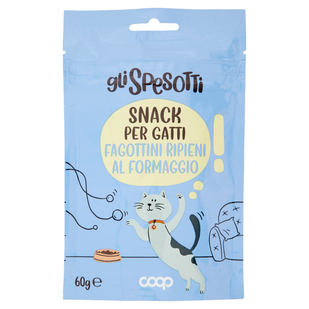 SNACK PER GATTI FORMAGGIO GLI SPESOTTI COOP G60 - 2