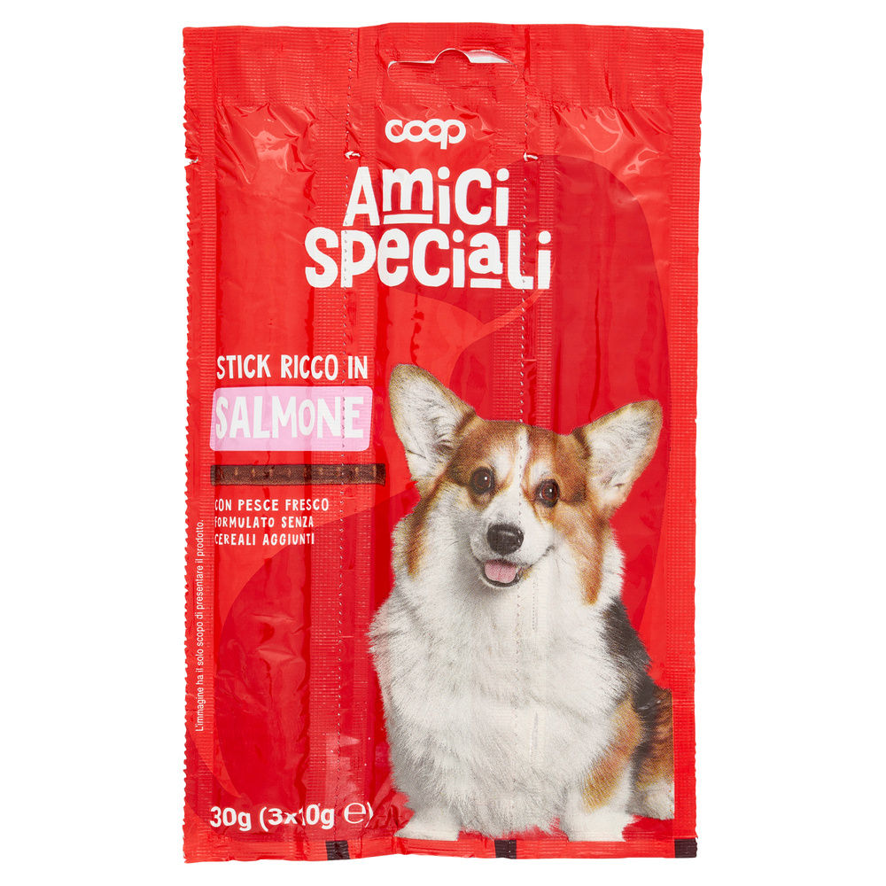 STICK PER CANI SALMONE AMICI SPECIALI COOP G10X3 - 3