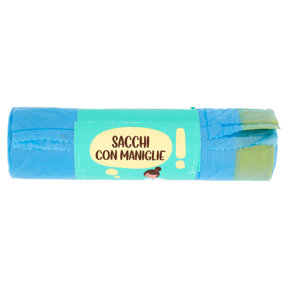 SACCHI NETTEZZA GLI SPESOTTI COOP CON MANIGLIE BLU 50X65 PZ 15 - 2