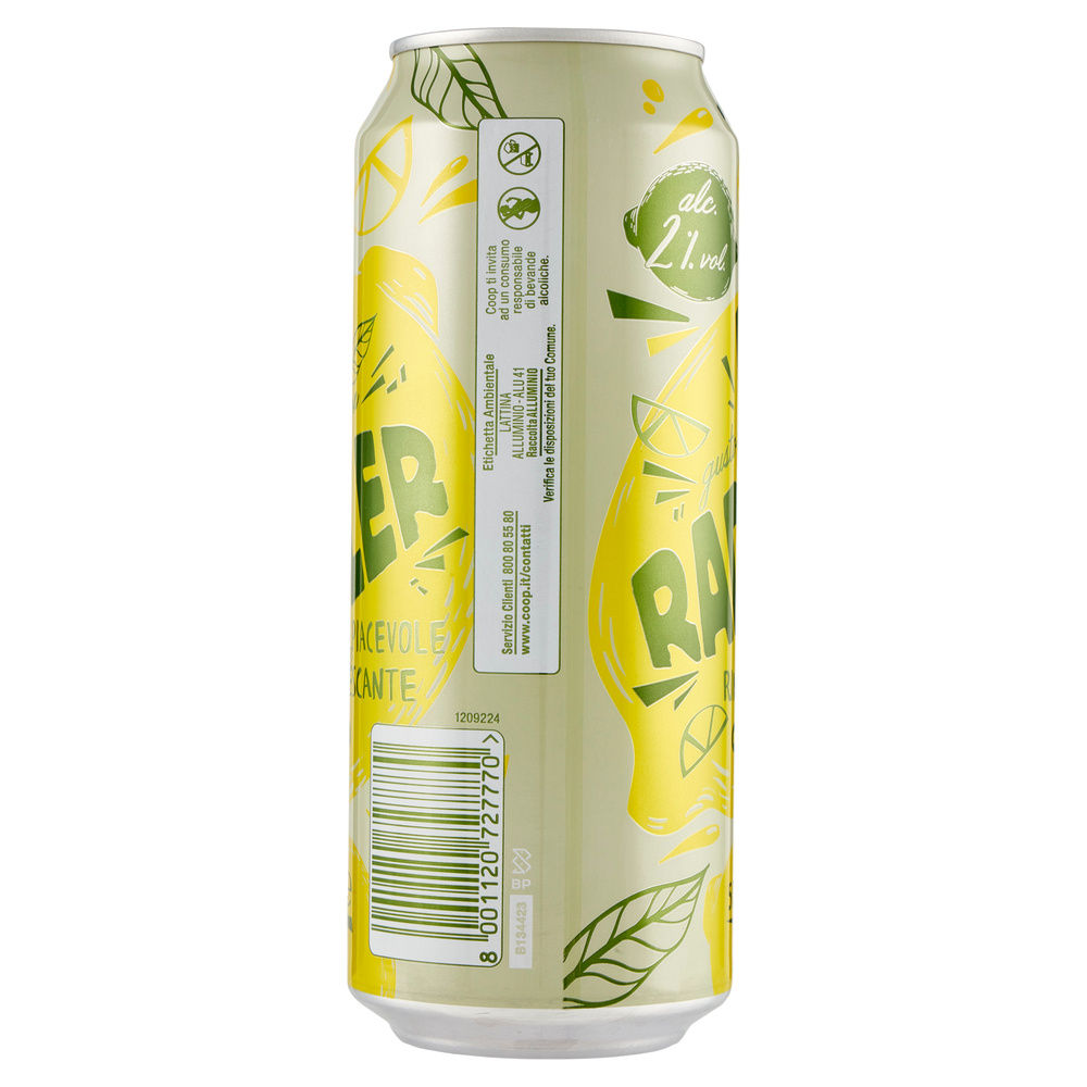 BIRRA RADLER AL LIMONE 2 GRADI COOP LATTINA ML 500 - 3