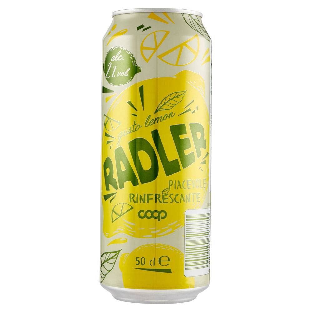 BIRRA RADLER AL LIMONE 2 GRADI COOP LATTINA ML 500 - 1