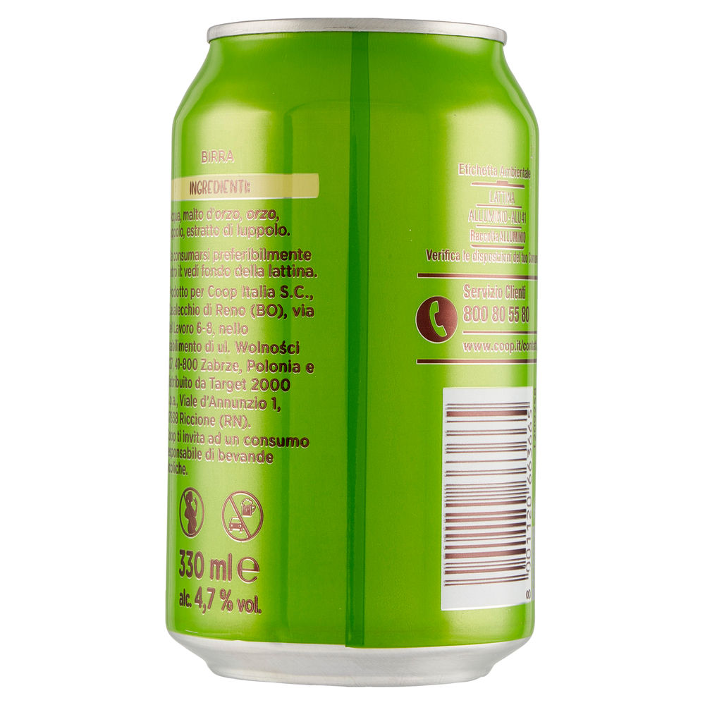 BIRRA LAGER GLI SPESOTTI COOP LATTINA ML 330 - 1