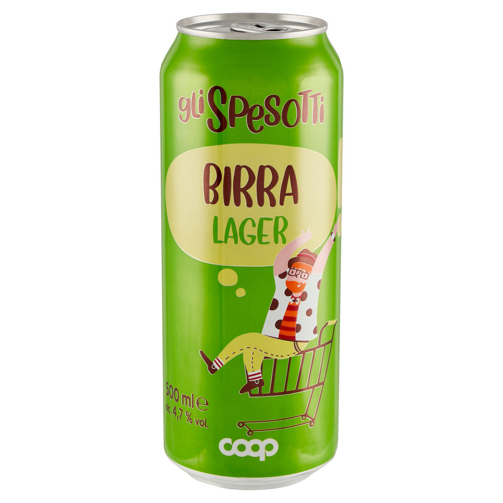 BIRRA LAGER GLI SPESOTTI COOP LATTINA ML 500 - 2