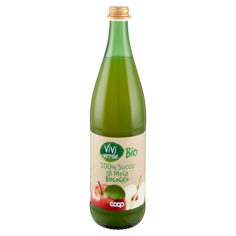 SUCCO DI MELA TORBIDO BIO VIVIVERDE COOP BOTTIGLIA VETRO ML 750 - 2