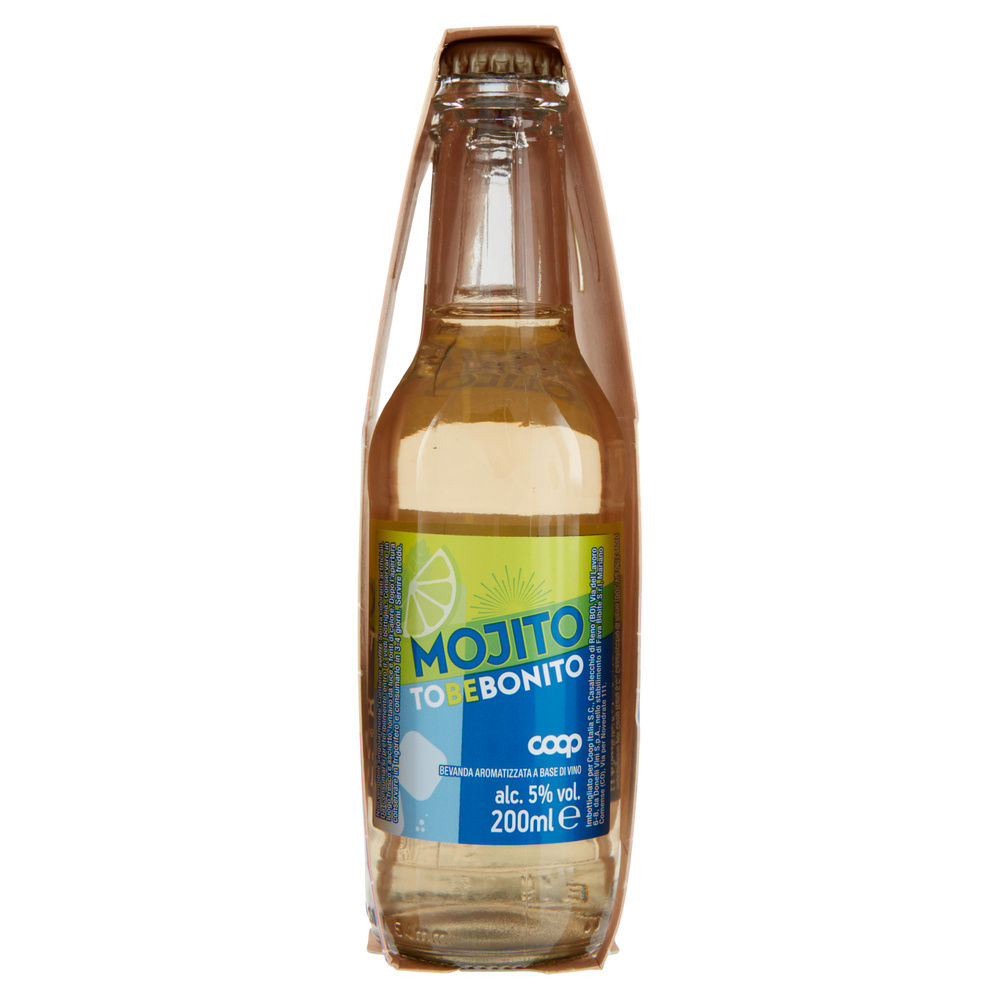 APERITIVO ALCOLICO PRONTO MOJITO 5 GRADI COOP CLUSTER ML 200 X 3 - 4