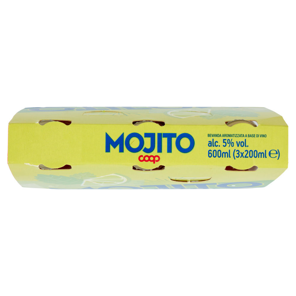 APERITIVO ALCOLICO PRONTO MOJITO 5 GRADI COOP CLUSTER ML 200 X 3 - 6